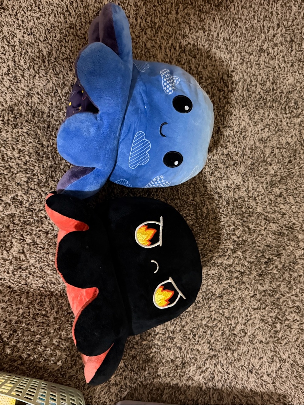Blue and Black Reversible Octopus